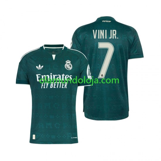 Camisola Real Madrid Vinicius Junior 7 Homem Equipamento Segundo 2026-2027 Manga Curta